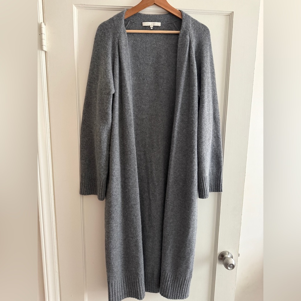 NakedCashmere Charcoal Open-Front Cardigan - Picture 2 of 7